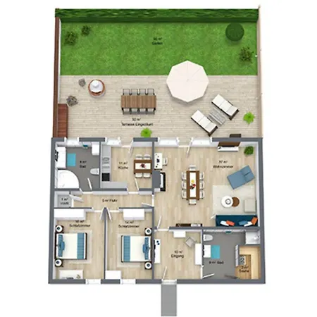 Tatil Evi Insellicht Brinkmannhaus 4-sterne - Gross Fast Am Sauna Terrasse Grill